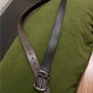 Levi's Black and Brown Leather Belt